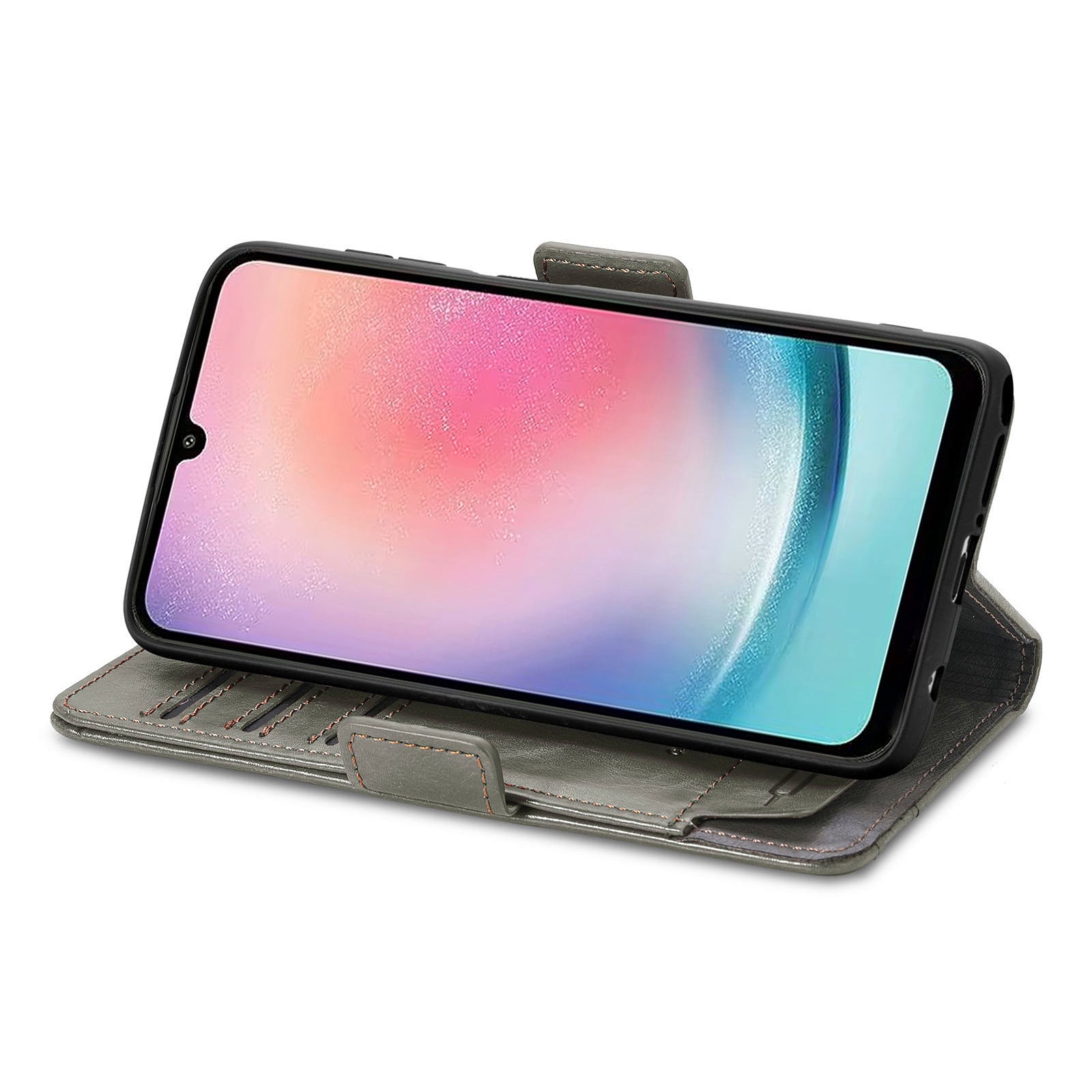 CASENEO 002 Series For Samsung Galaxy A24 4G RFID Blocking Phone Cover Splicing PU Leather Stand Wallet Case CASENEO 002 Series For Samsung Galaxy A24 4G RFID Blocking Phone Cover Splicing PU Leather Stand Wallet Case